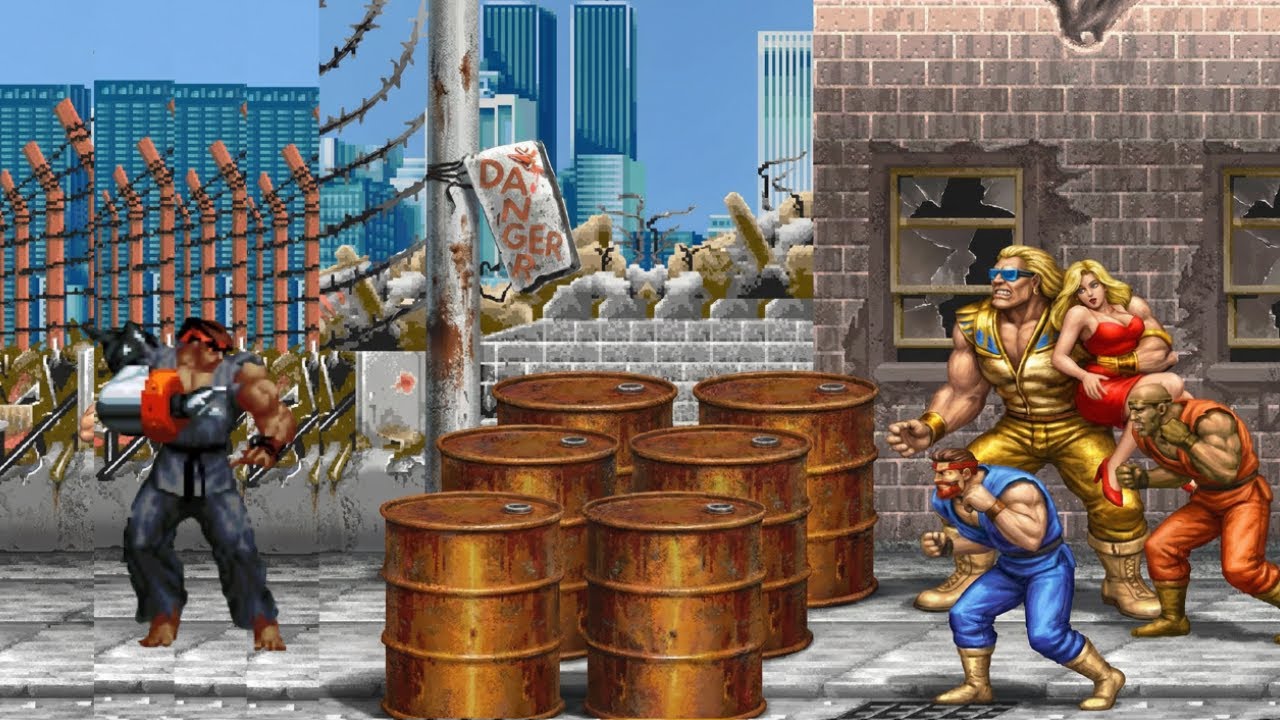 Metal Ryu in Final Fight