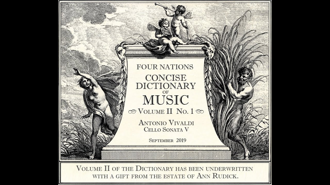 Four Nations Ensemble, Antonio Vivaldi cello Sonata V in E minor