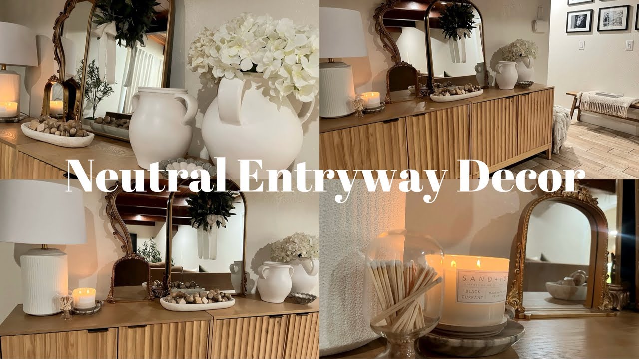 Neutral Entryway Decor
