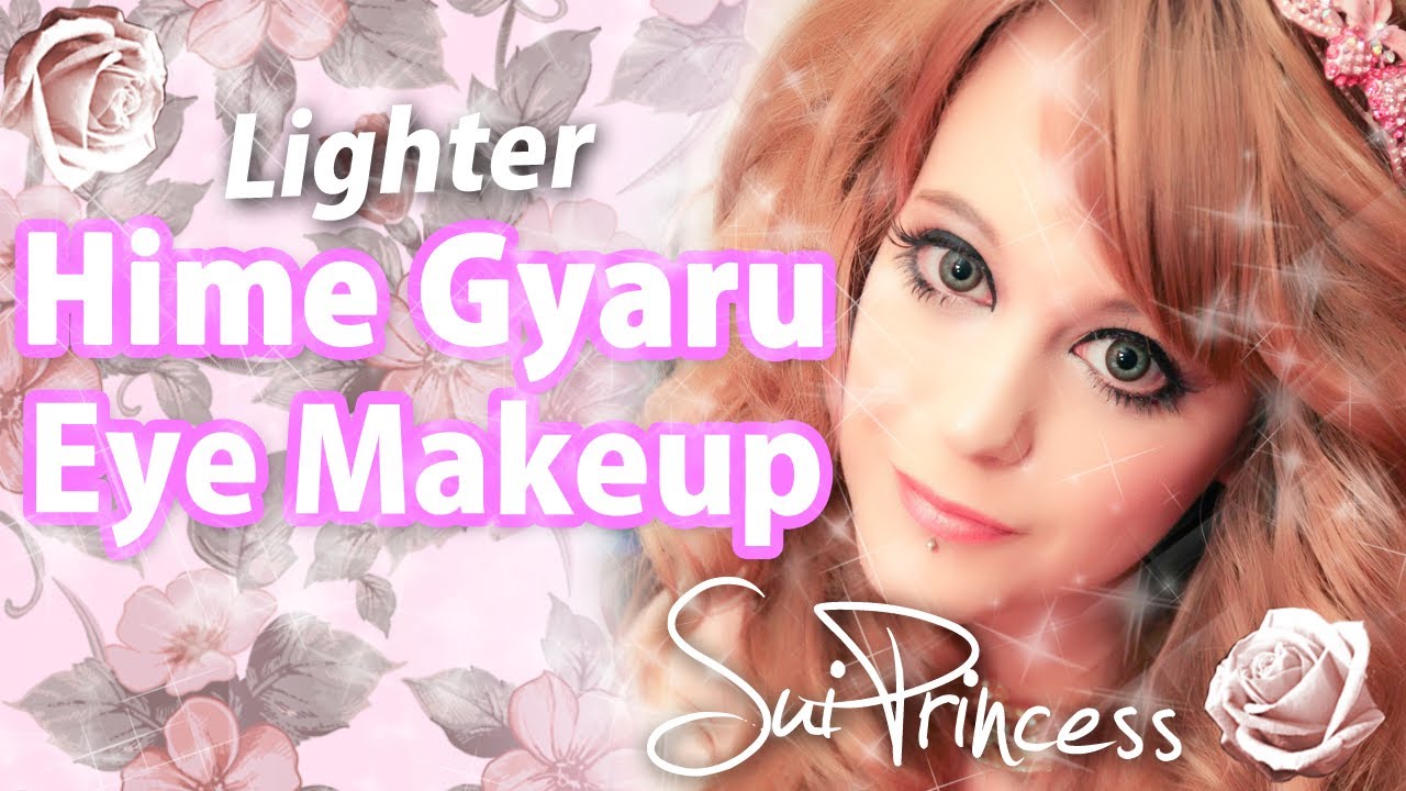 Lighter Hime Gyaru Eye Makeup Tutorial