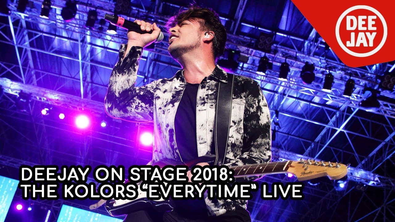 I The Kolors sul palco di Deejay On Stage con 'Everytime'
