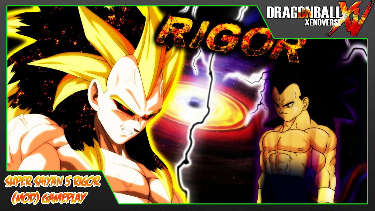 Dragon Ball Xenoverse | Super Saiyan 5 Rigor (MOD) Gameplay