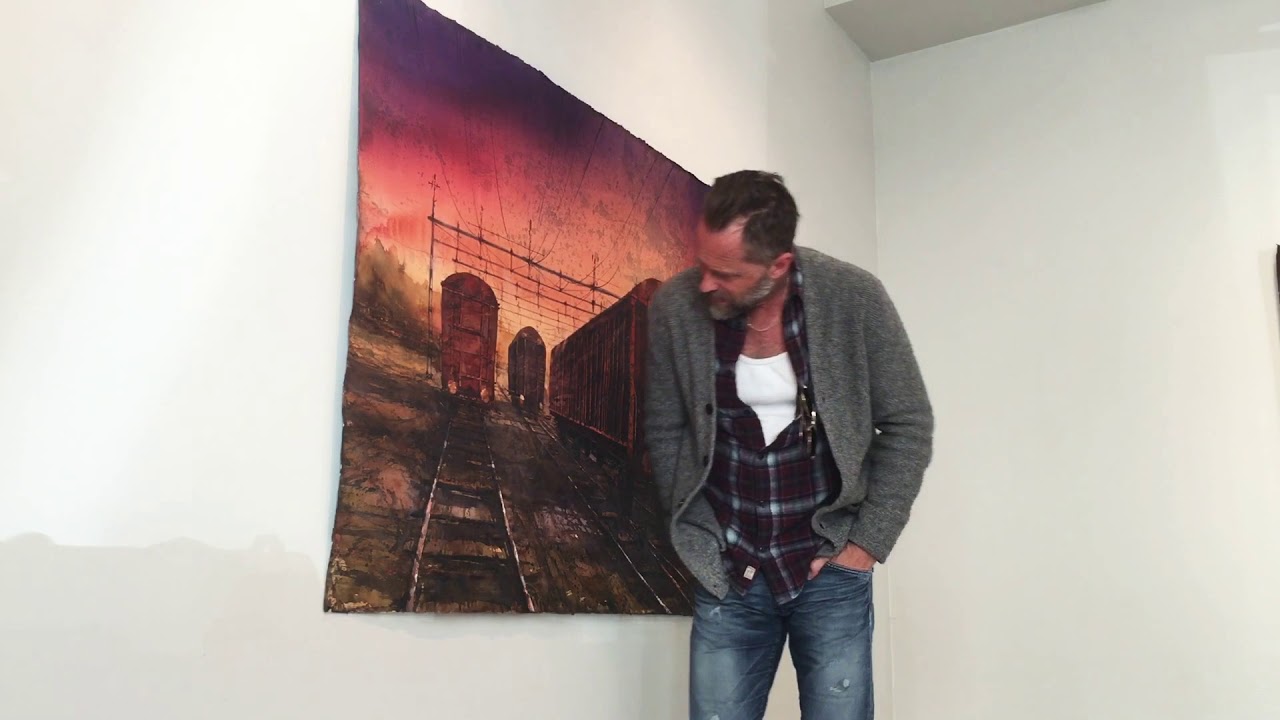 Björn Bernström Watercolor solo exhibition at Galleri Jan Wallmark, Stockholm 2018