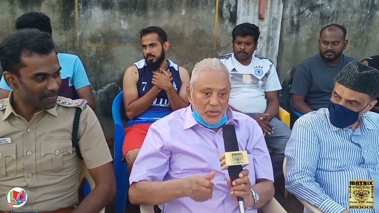 Reopened Hameediah Basket Ball pitch in Kilakarai