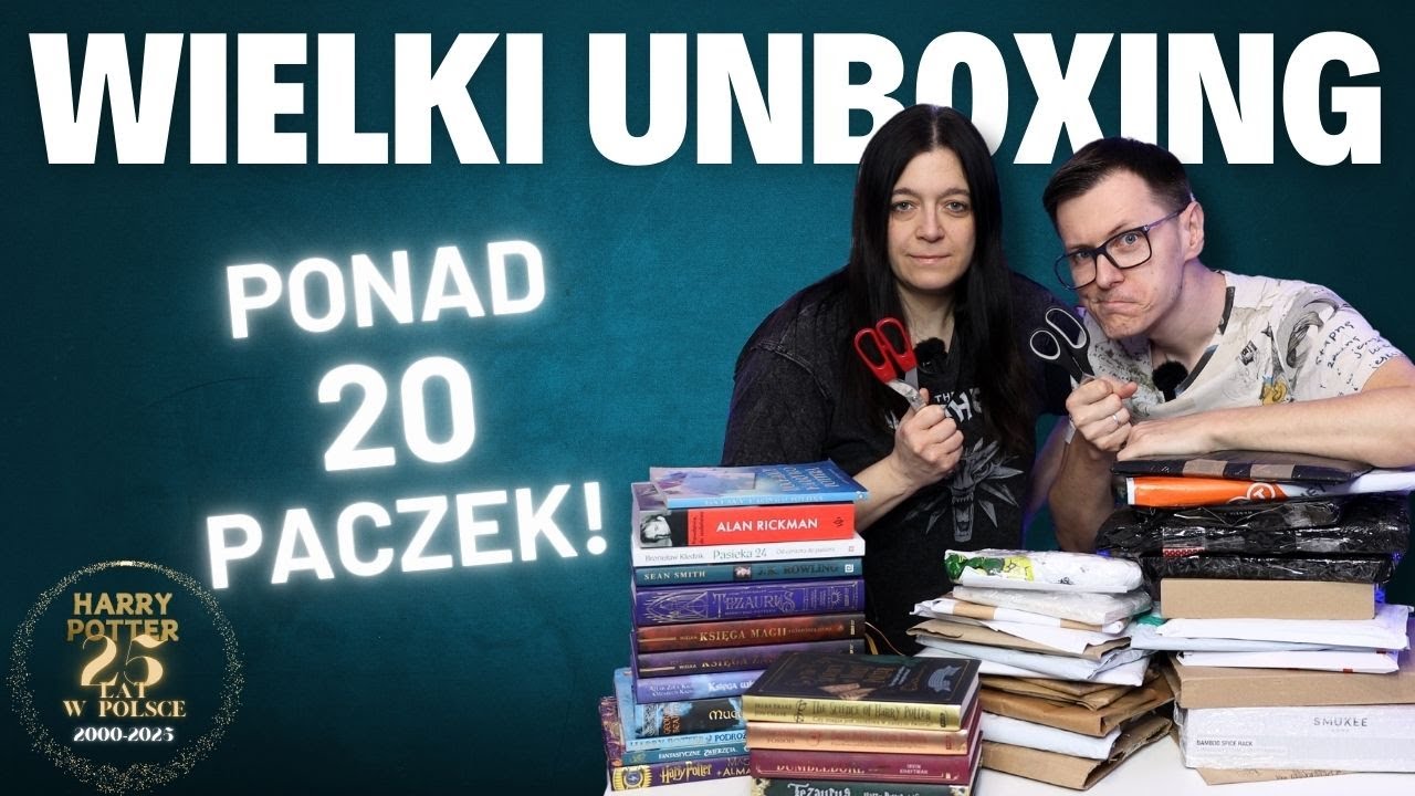 Ponad 20 książek: WIELKI POTTEROWY UNBOXING | #14 | Harry Potter | Strefa Czytacza