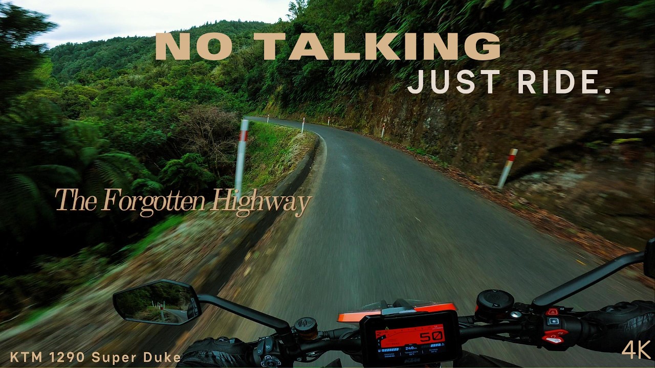 KTM POV Riding though the Forgotten Highway | Pure Engine Sound | 4K ASMR