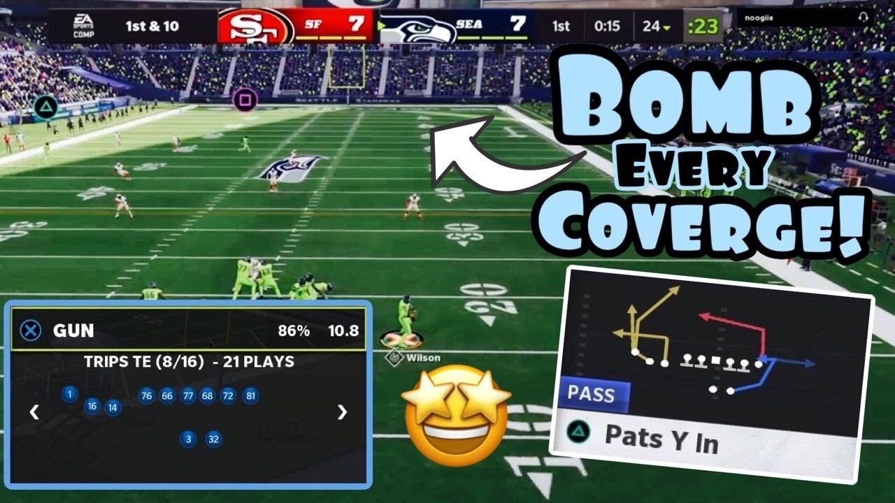 Bomb Almost EVERY Coverage Shell Using This Play In Madden 22!