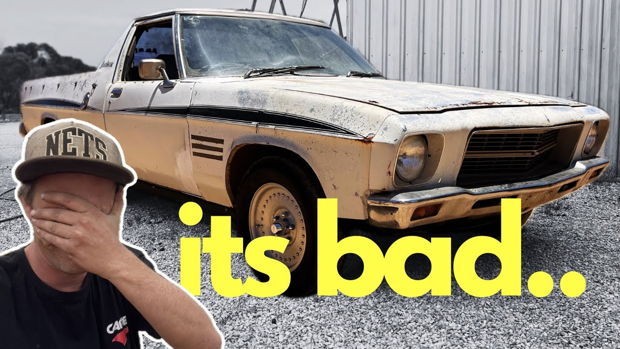 ROTTEN OUT V8 HQ UTE BECOMES A SANDMAN 