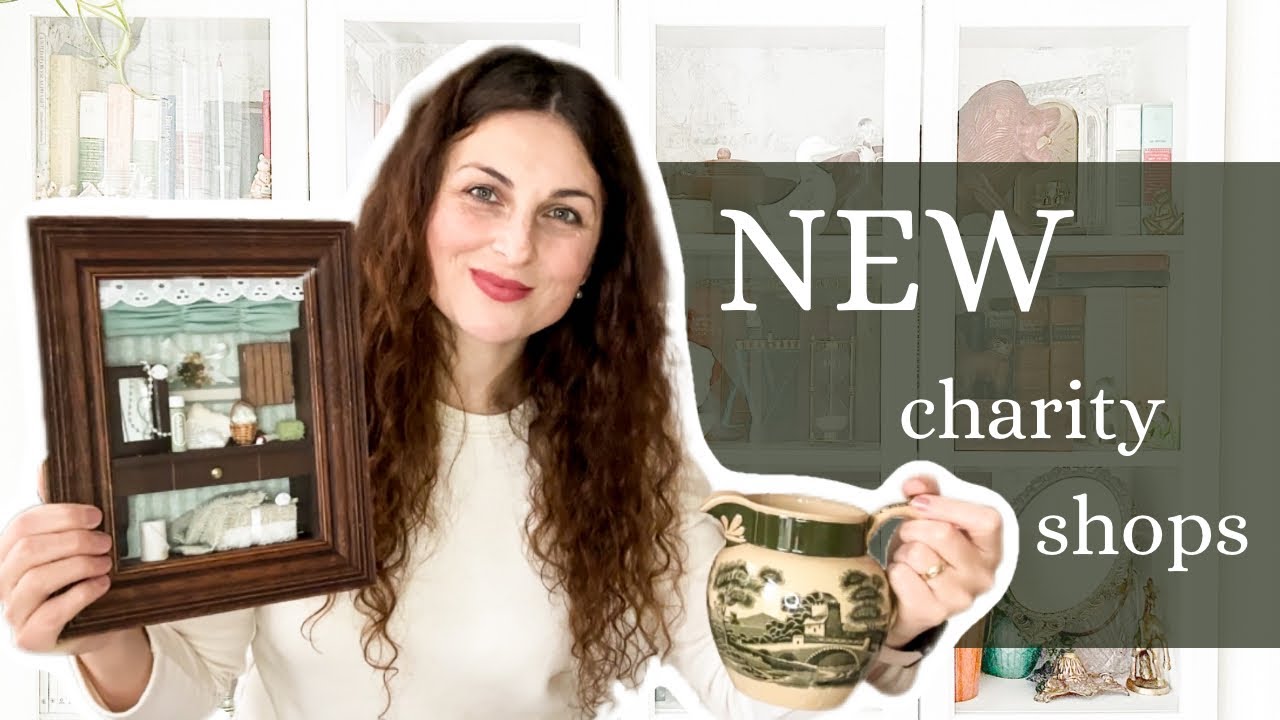 9 charity shops in 1 day! Hidden gems at the charity shop UK | Thrift with me for vintage home decor