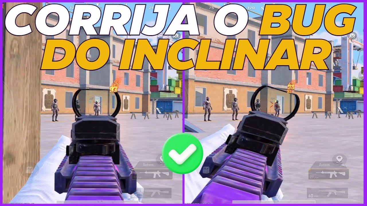 CORRIJA ESSE BUG DOS BOTÕES DE INCLINAR PARA AUMENTAR SUA AGILIDAE NO PUBG MOBILE