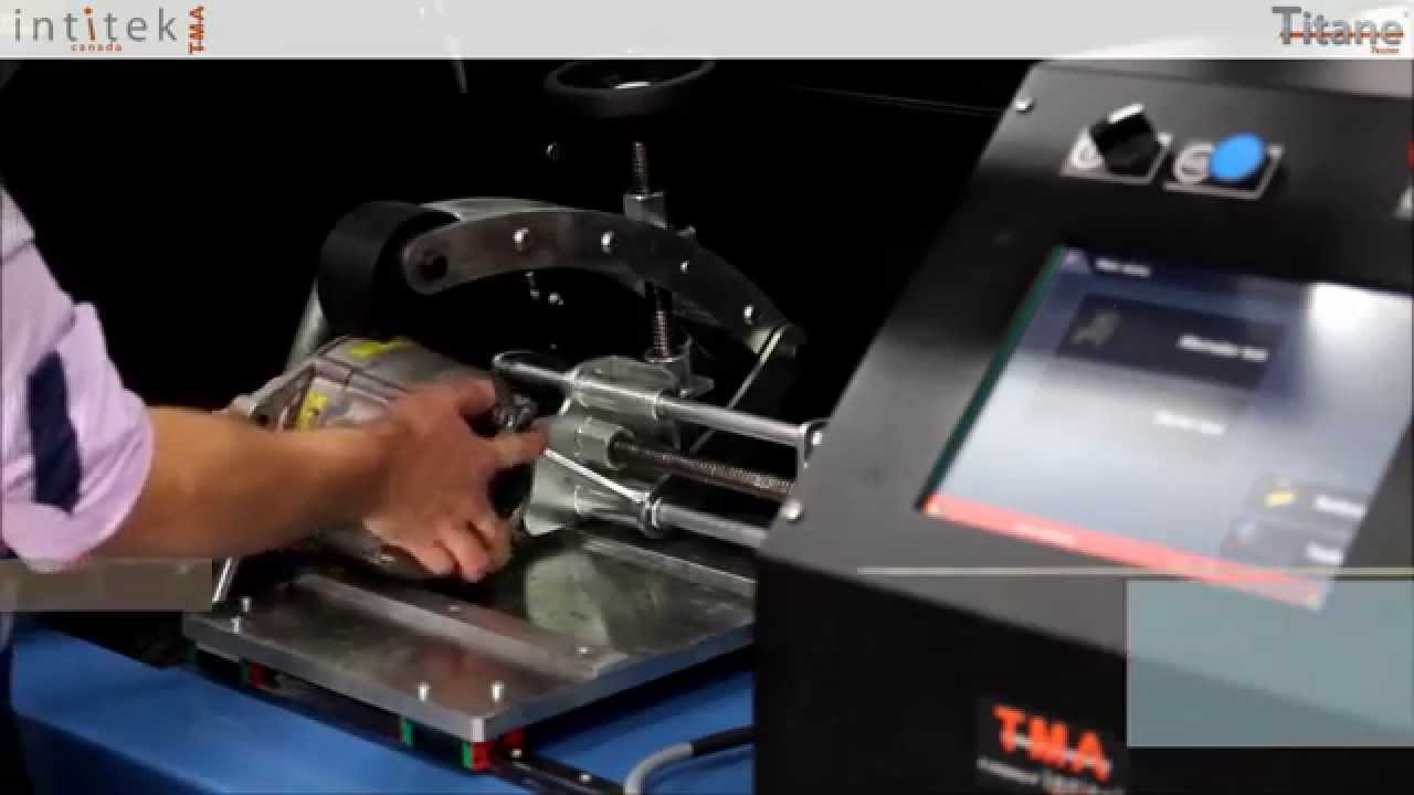 TITANE Tester, new Automated Heavy Duty Test bench for 12/24V Alternator & Starter - by TMA