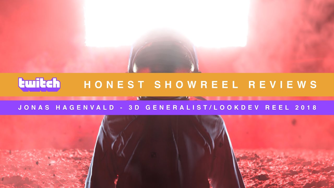 Honest Showreel Reviews: Jonas Hagenvald VFX Generalist 3D Artist (Twitch Streams)