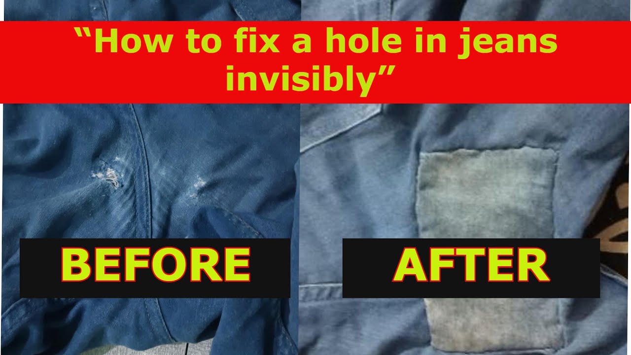 jeans pantல் இருக்கும் ஓட்டையை தெரியாமல் சரி செய்வது எப்படி? ஜீன்ஸ் ஓட்டை மறைய சூப்பர் ட்ரிக்.