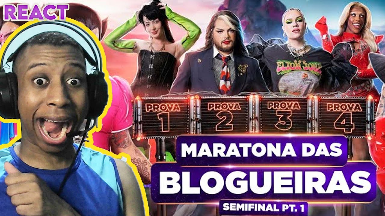 Reagindo a SEMIFINAL Corrida das Blogueiras 5 - parte 1: MARATONA DAS BLOGUEIRAS - Jeff Mattias