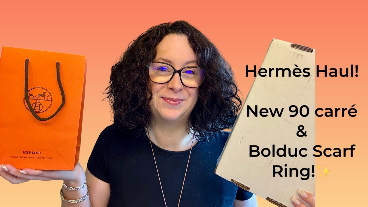 Hermès Haul! | New scarf for my collection | Bolduc Scarf Ring ✨