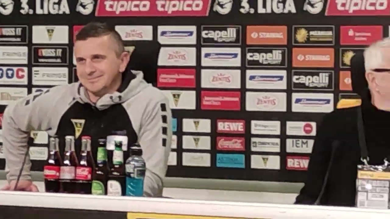 Fussball 3. Liga – 25. Spieltag – Pressekonferenz Alemannia Aachen gegen SC Verl