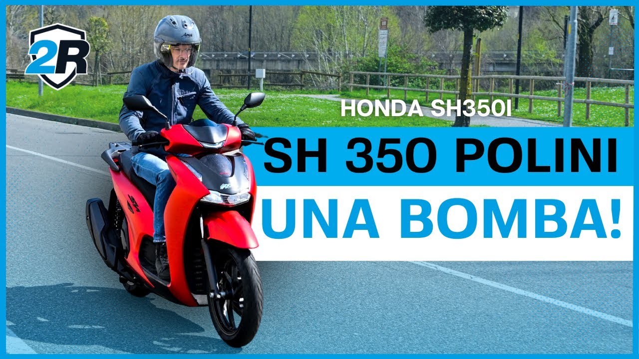 Honda SH350i: come cambia con il variatore Polini
