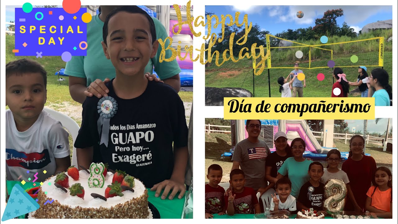 Compañerismo en la Iglesia+ Cumple #8 de Aarón 🥳