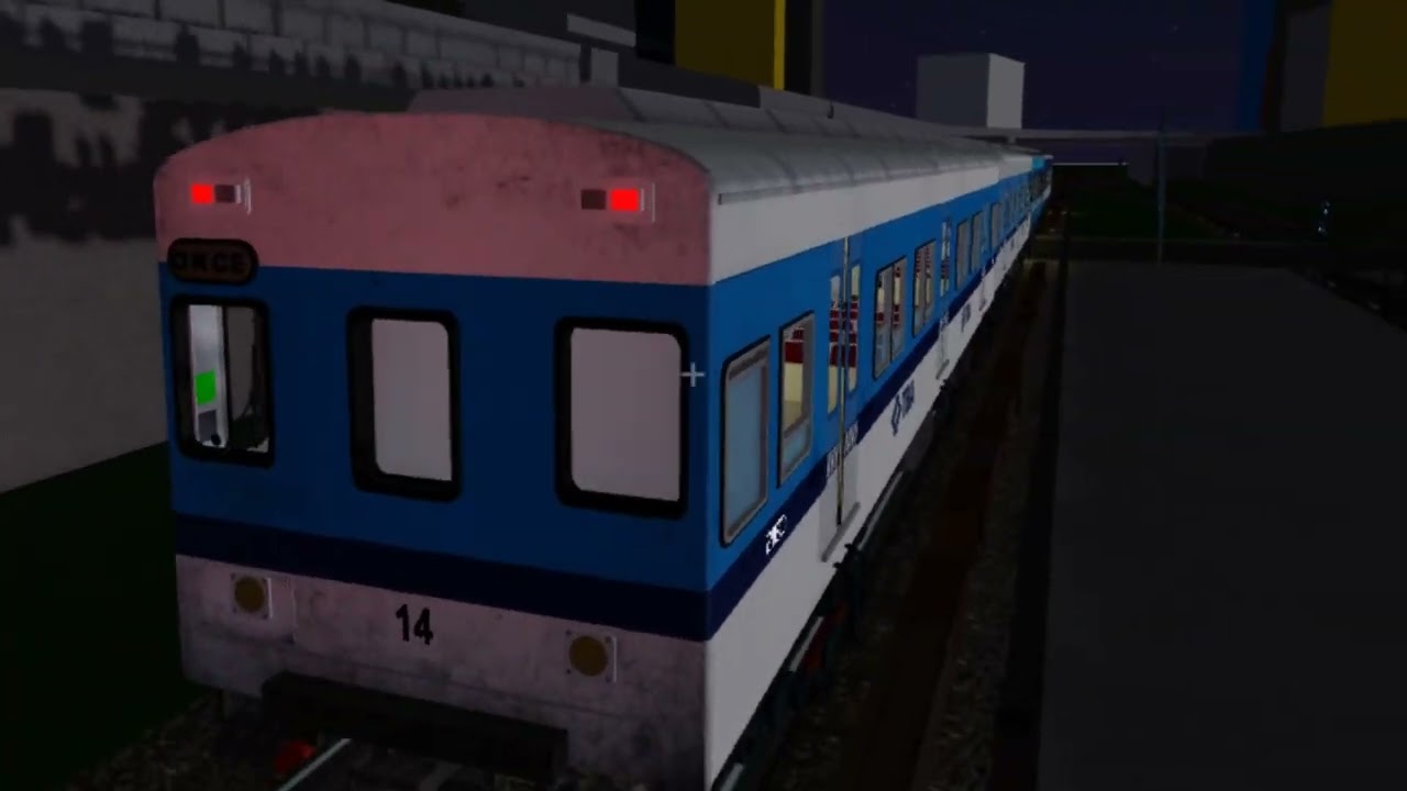 Recopilatorio de Trenes en el Ferrocarril Sarmiento [ROBLOX - Parte I]