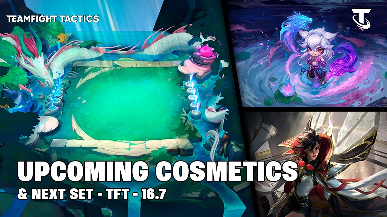 ALL UPCOMING COSMETIC CONTENT & ARENA RERUN! | TFT 16.7
