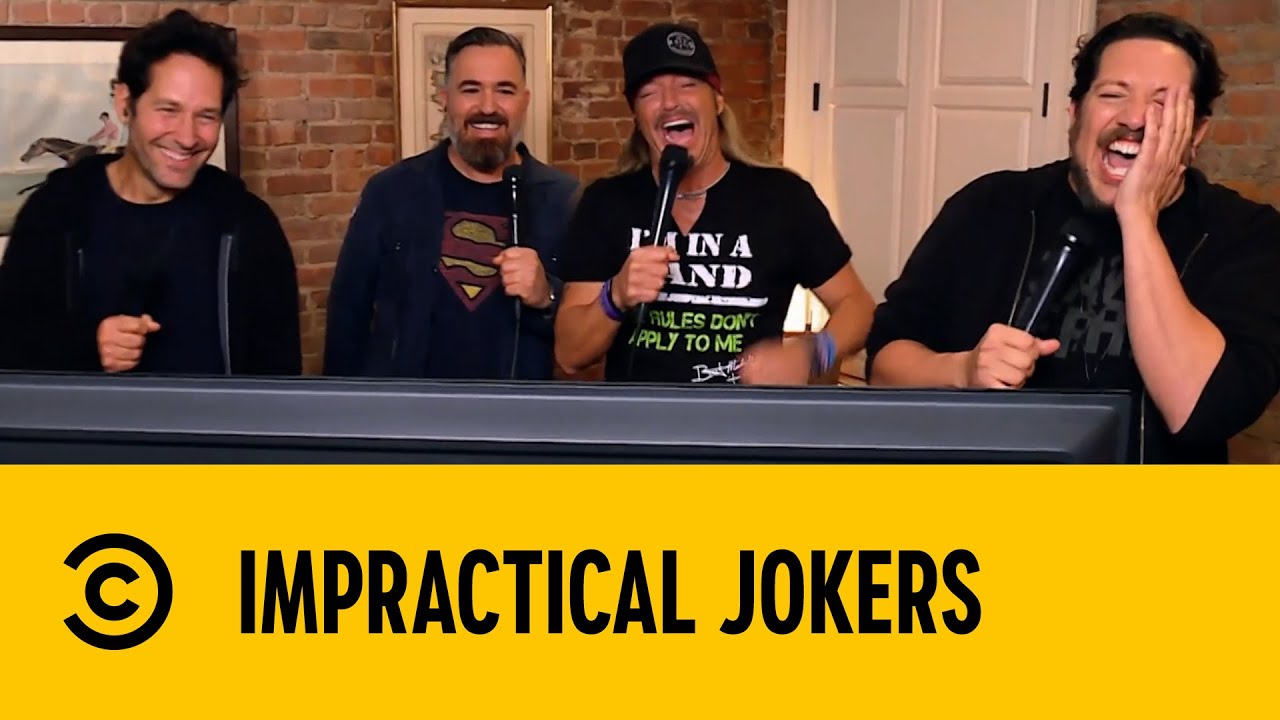 Passing Notes To Strangers (With Paul Rudd & Bret Michaels) | Impractical Jokers