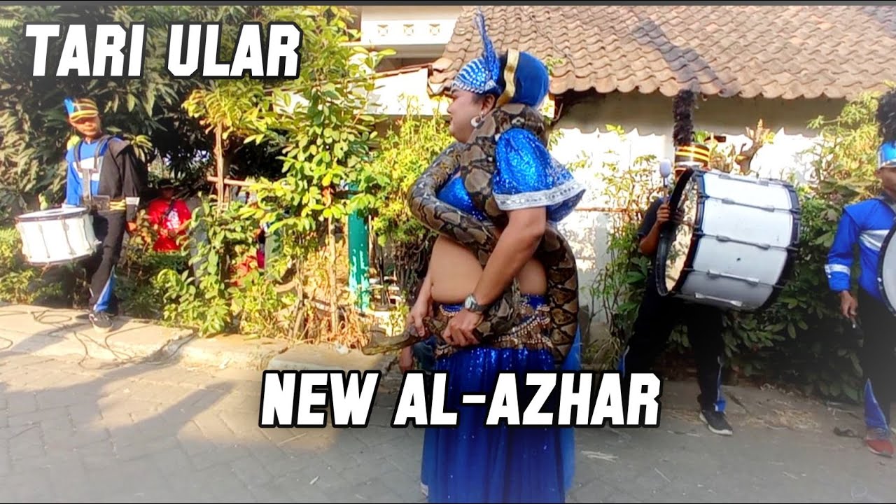 TARI ULAR BERSAMA DRUMBAND NEW AL-AZHAR LIVE KEJAYAN PASURUAN DEVA amanda