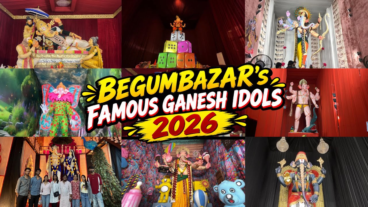 BEGUMBAZAR FAMOUS GANESH 2026 | Hyderabad Famous Ganesh | 