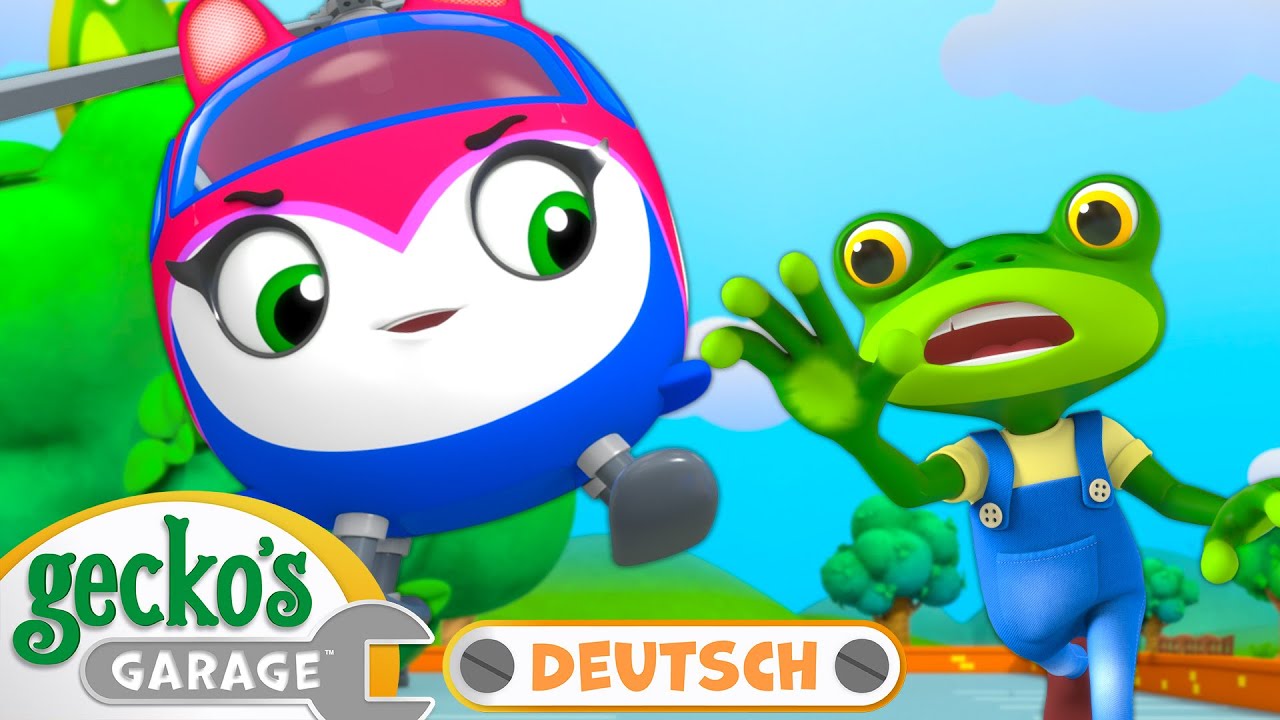 Kats Verfolgungsjagd | 30-minütige Zusammenstellung｜Geckos Garage Deutsch｜LKW für Kinder 🦎🛠️