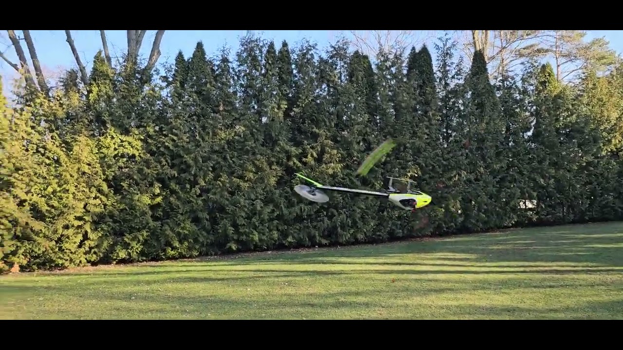 Goosky RS7 backyard flight 1500 headspeed