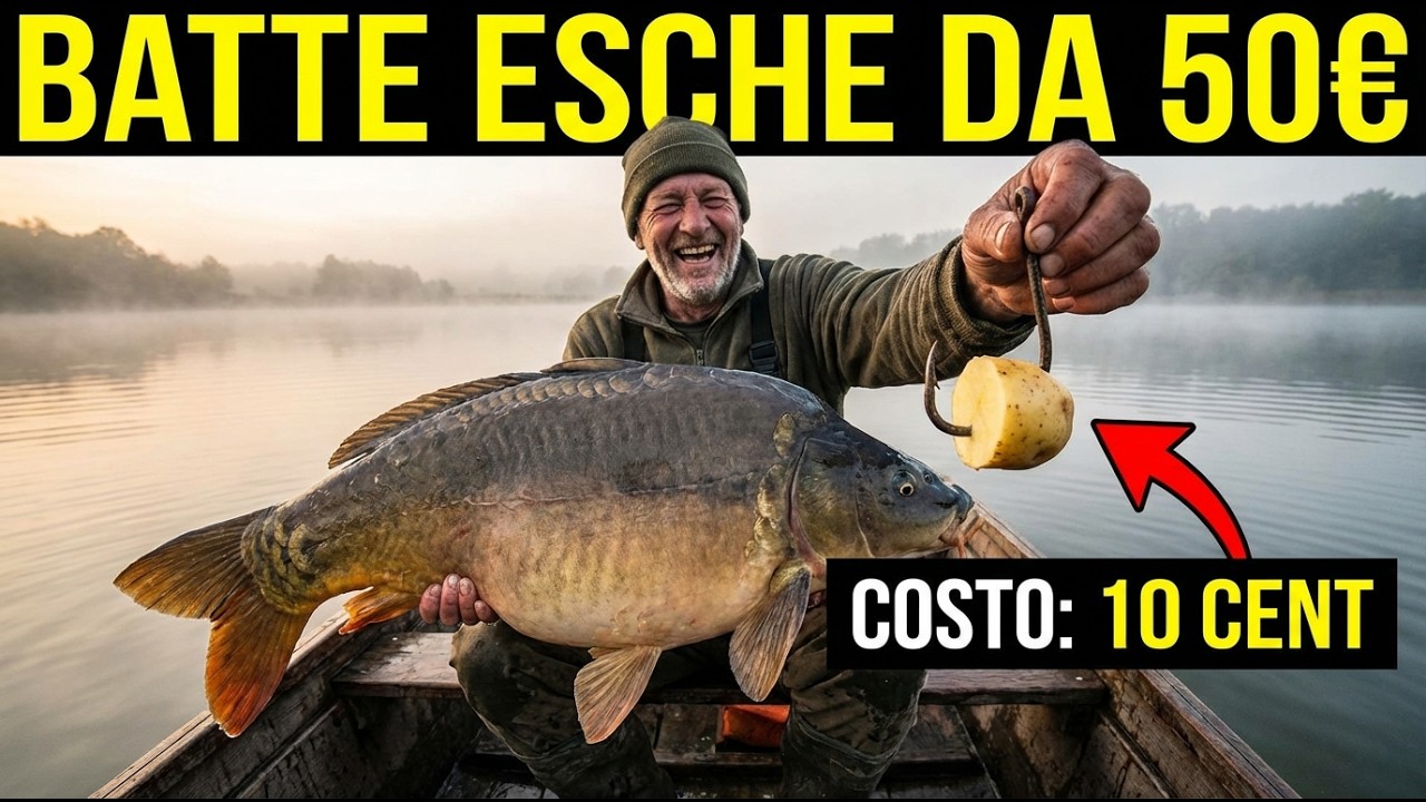 Una Patata da 10 Centesimi Batte Esche da 50€: Il SEGRETO dei Campioni (VIETATO nei Tornei).