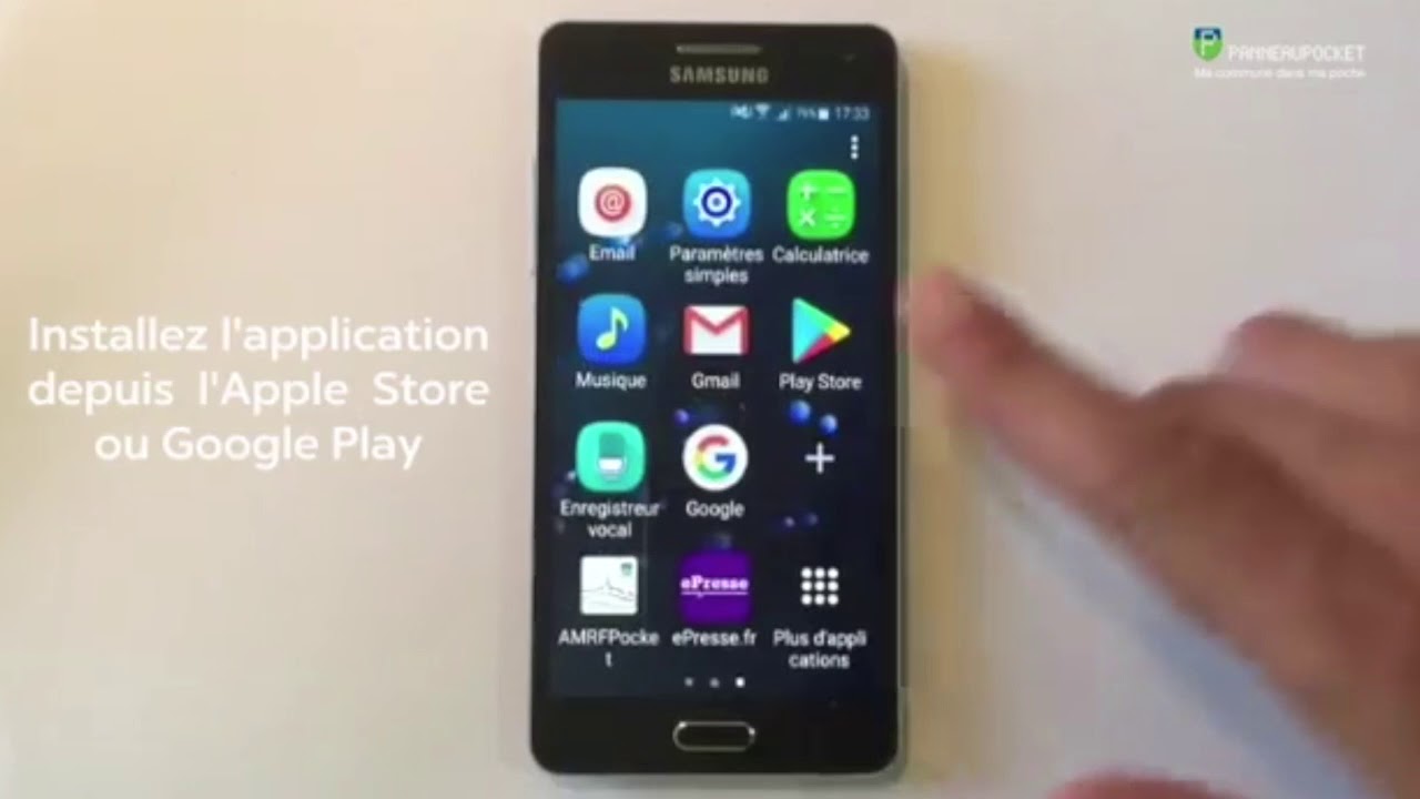 pr&eacute;sentation panneau pocket