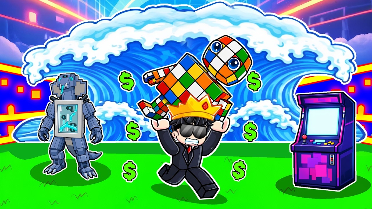 I Got ARCADE MACHINE and Brainrots in Escape Tsunami for Brainrots Update!