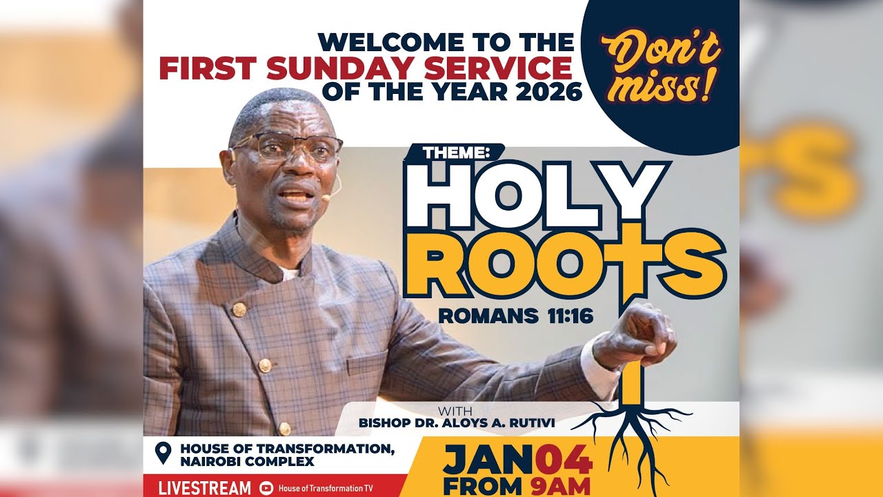 'HOLY ROOTS' | APOSTLE ALOYS RUTIVI | 04 JAN 2026 #sundayservice