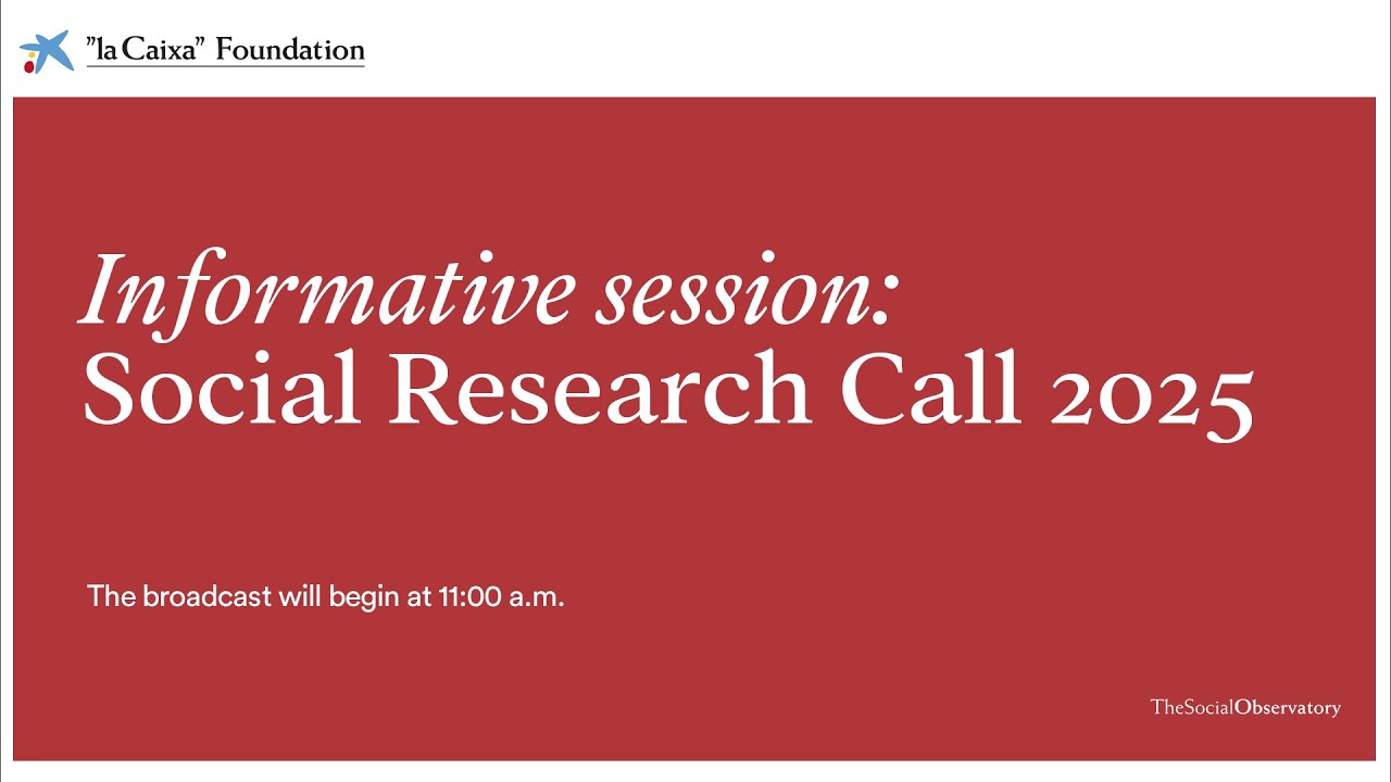 Informative session: Social Research Call 2025