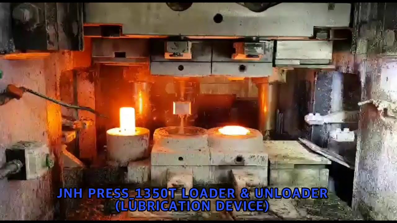 JNH PRESS: JFP-1350TON HOT FORGING PRESS WITH LOADER UNLOADER