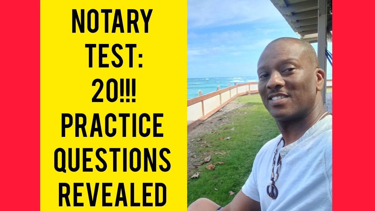 Notary Exam Revealed: 20 Amazing Practice Questions