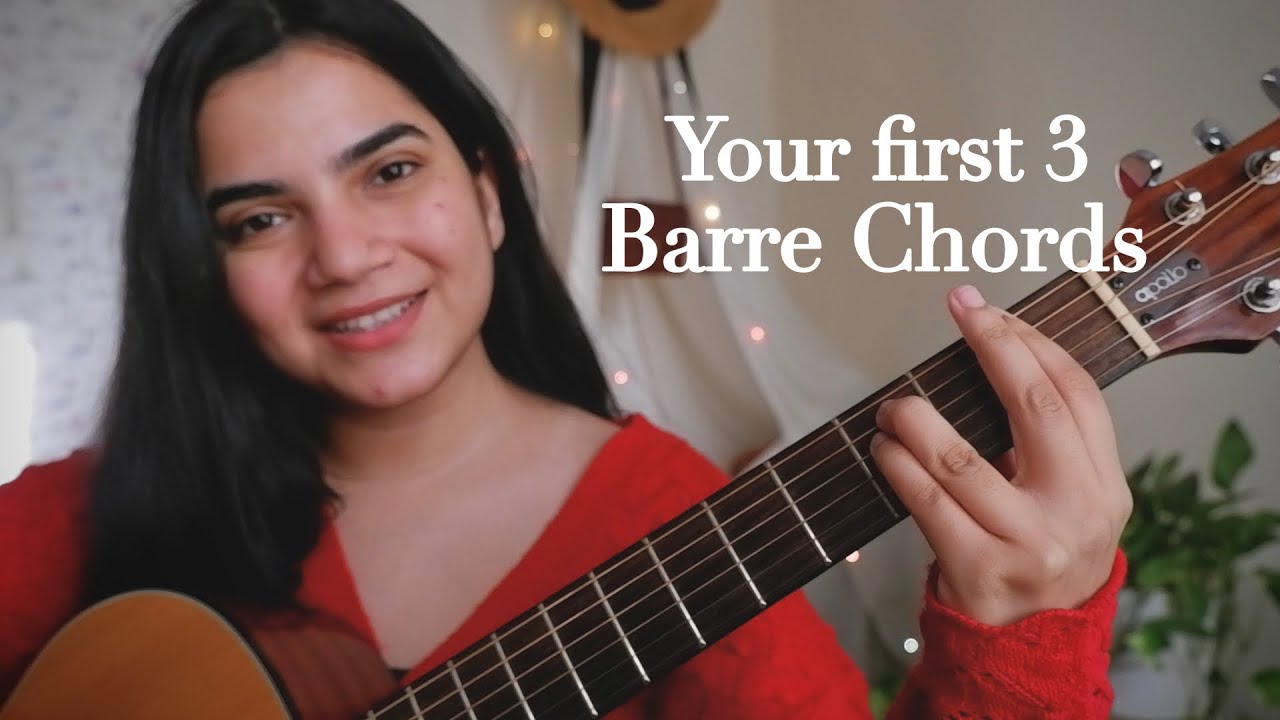 3 Barre Chords that every Beginner Guitarist should learn | Easy Guitar Tutorial (Hindi)