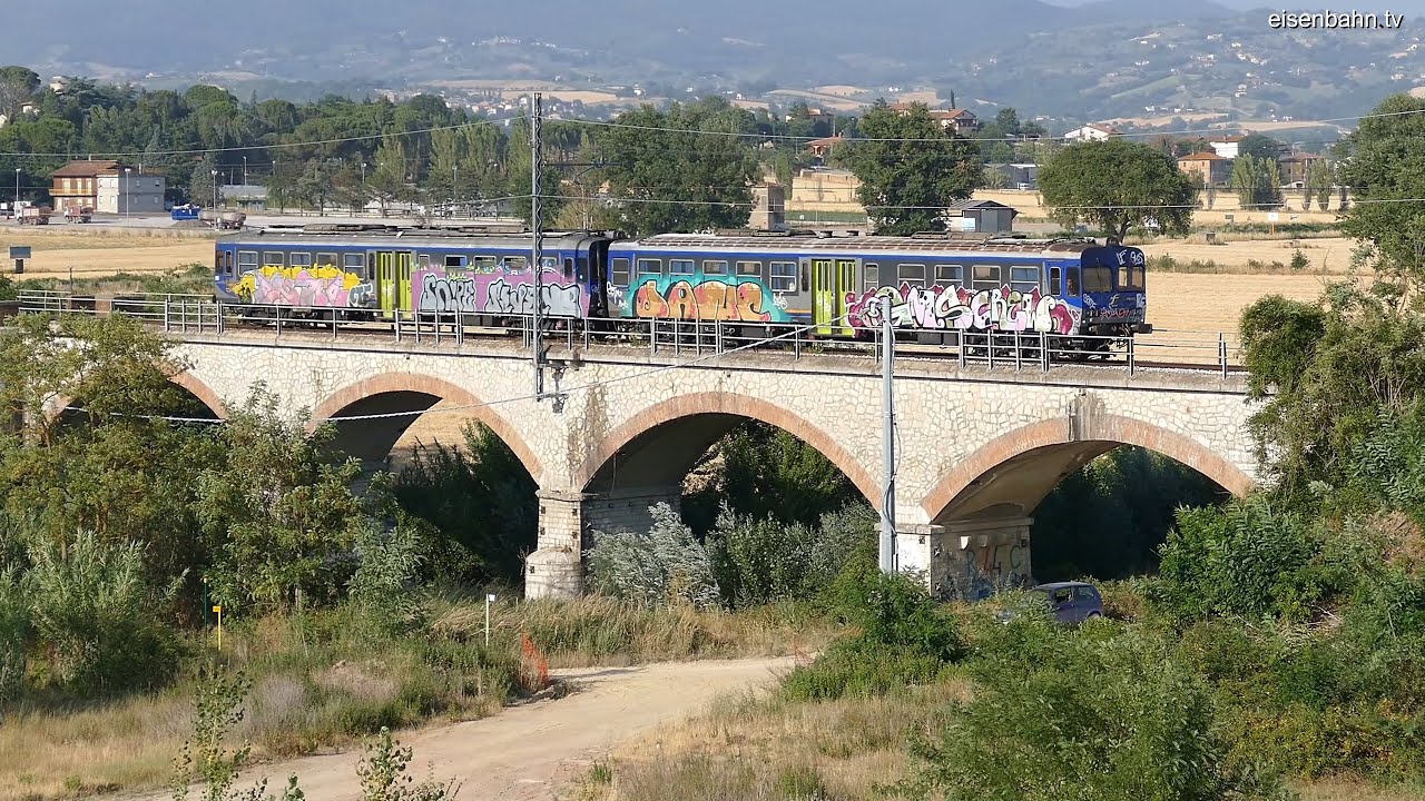 Ferrovia Centrale Umbra kurz vor dem Ende