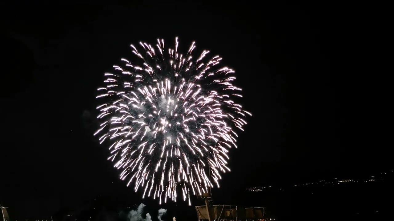 Malcesine fuochi d'artificio della Festa di Sant'Anna 26.07.2023