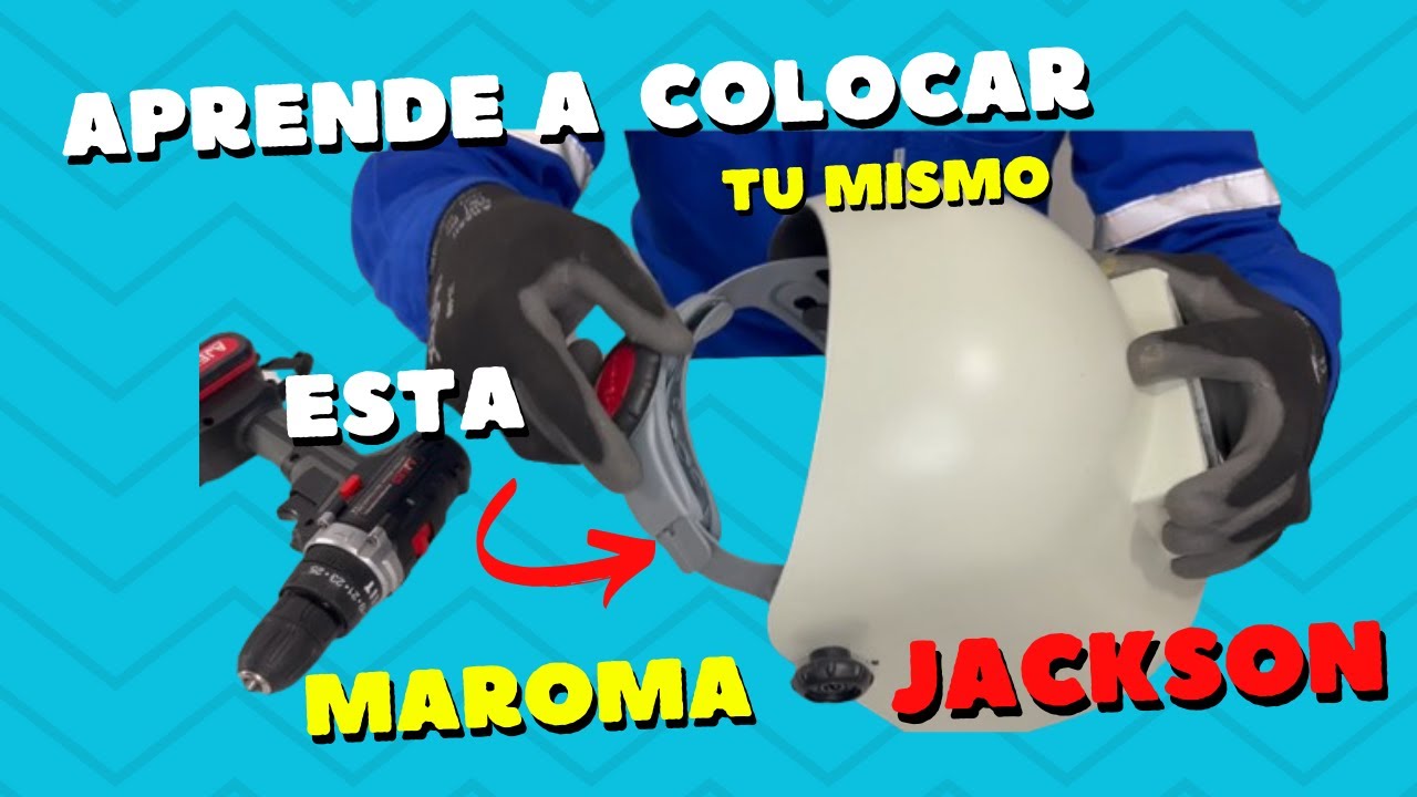 Guía para colocar la Maroma Jackson a la careta Fibre Metal