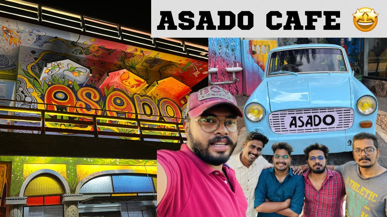 Asado Cafe |Vibe Spot 🤩#kollam#food#foodlover#vlog#friends #youtube #cafe #fun