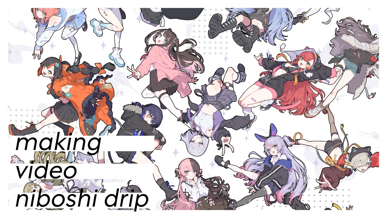 【ぶいすぽっ！全員描く企画】集合絵メイキング