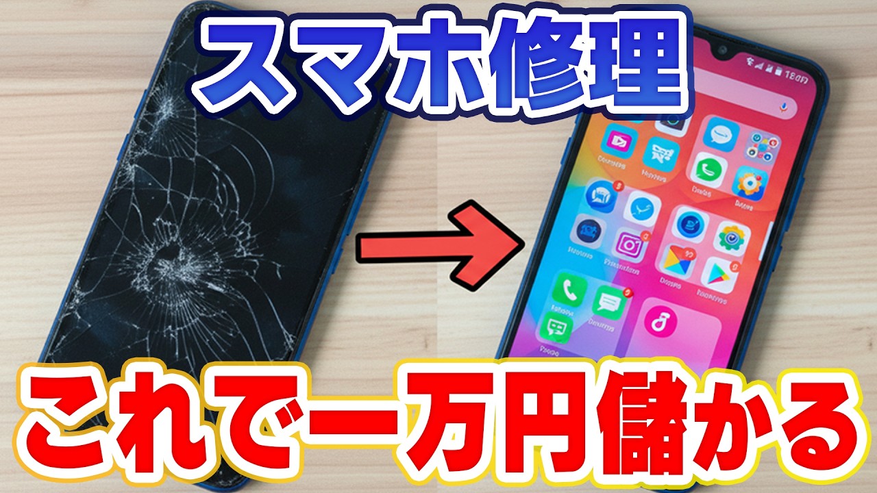 【神副業】簡単修理で『1万円』儲かる。スマホ修理副業の始め方を徹底解説！