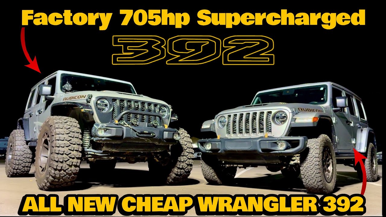 Новый недорогой Jeep 392 Wrangler и безумная опция с турбонаддувом