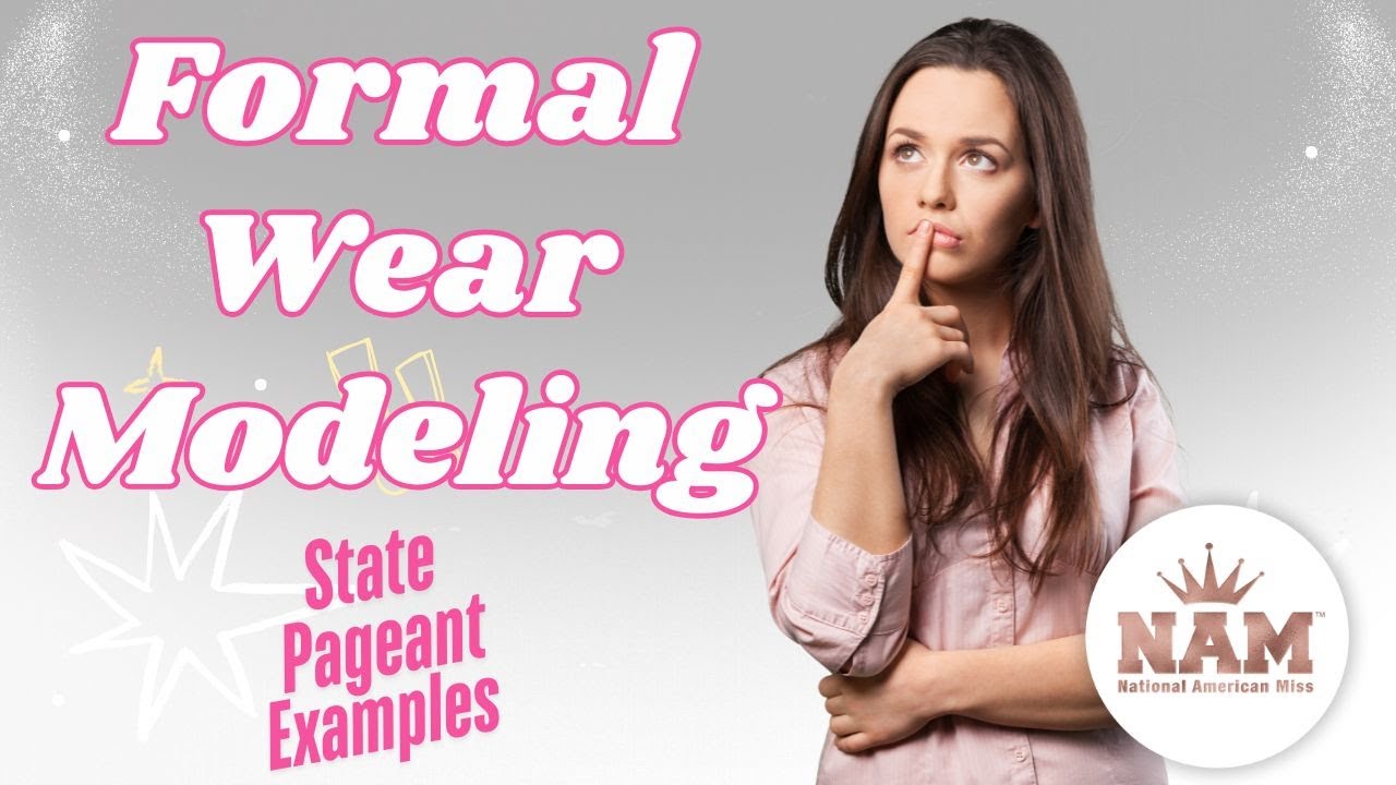 National American Miss State Formal Wear Modeling Examples - 2025