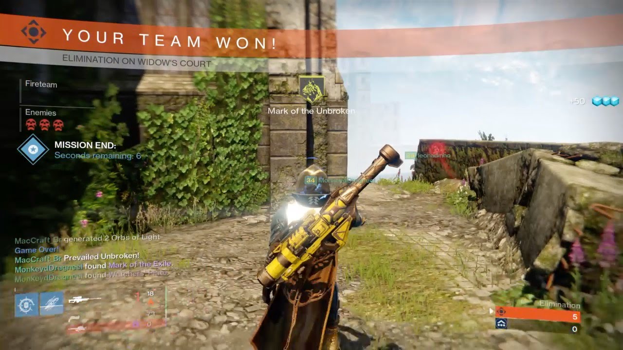 Destiny : Mark of the Unbroken - Trials of Osiris !