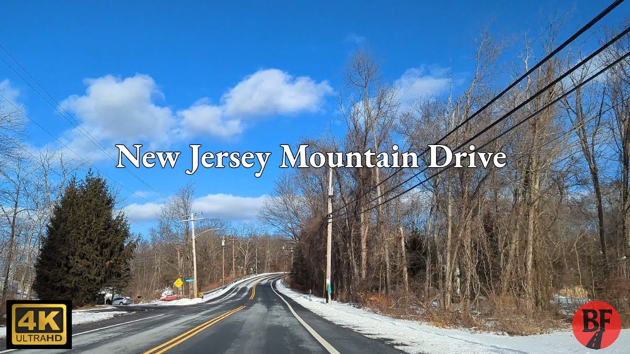Winter Mountain Drive - North Jersey [4K]