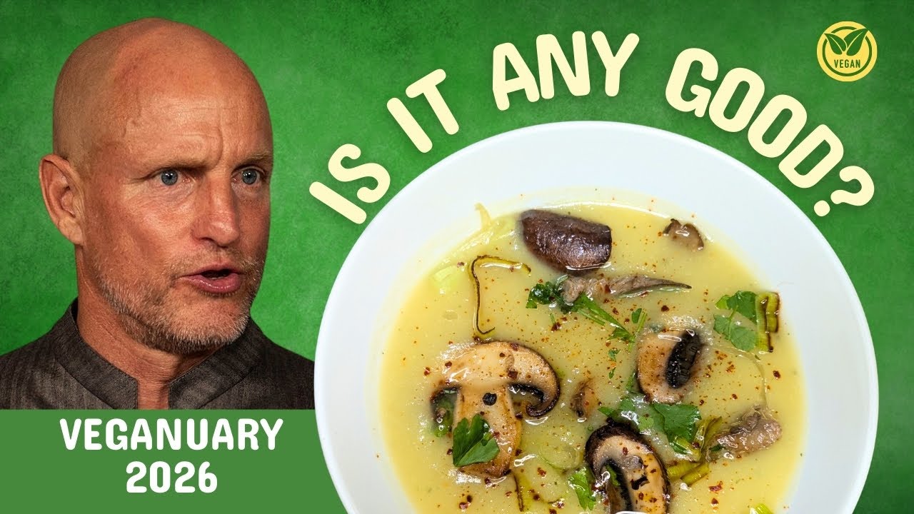 Veganuary: We Tried Woody Harrelson's Soup Recipe | Celebrity Cookbook
