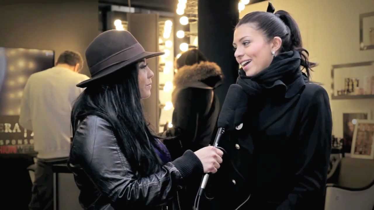 ART IN FUSION TV - REBECA RIOFRIO REPORTING FROM MILAN FASHION WEEK FEB 2013