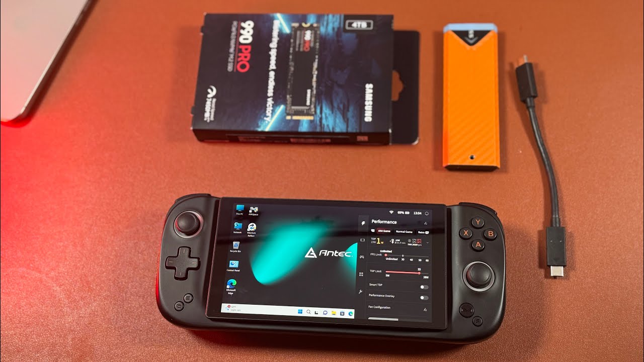 Ayaneo Slide - Upgrade SSD M.2 512G to 4T 990 Pro